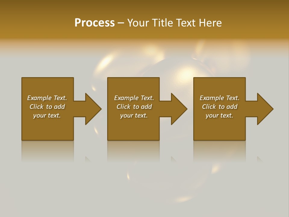 Prosperous Sayings Golden PowerPoint Template