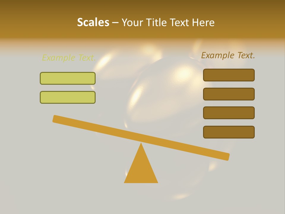 Prosperous Sayings Golden PowerPoint Template