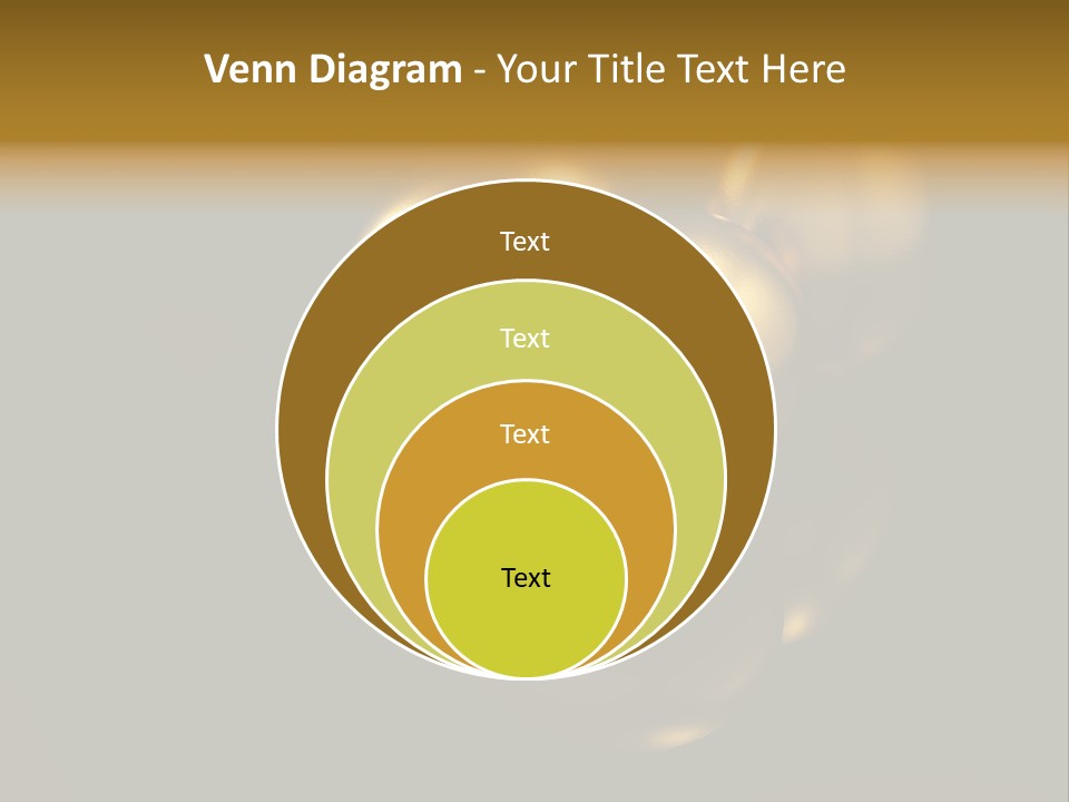 Prosperous Sayings Golden PowerPoint Template