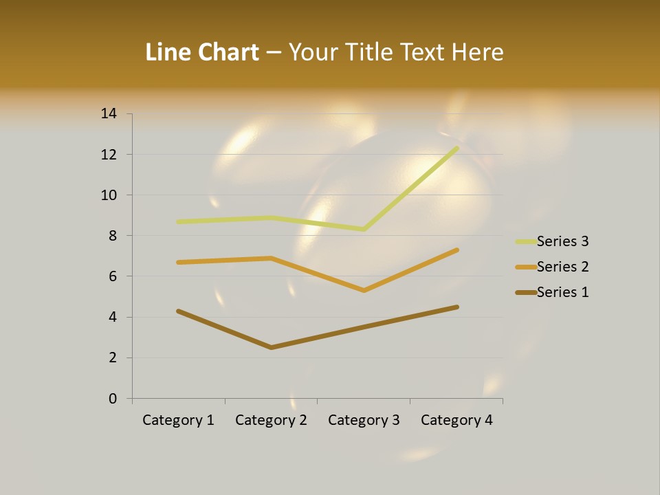 Prosperous Sayings Golden PowerPoint Template