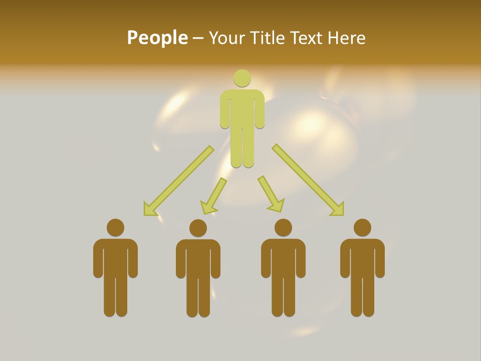 Prosperous Sayings Golden PowerPoint Template
