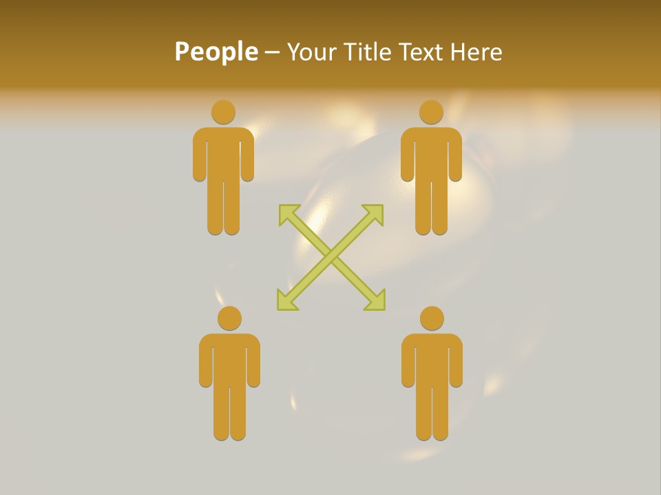 Prosperous Sayings Golden PowerPoint Template