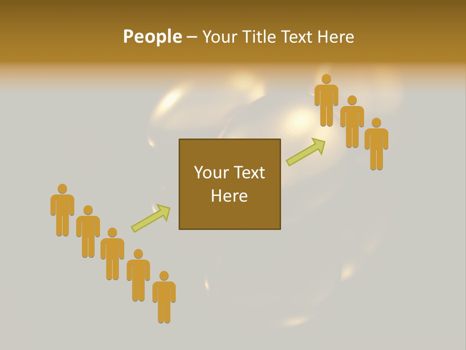 Prosperous Sayings Golden PowerPoint Template