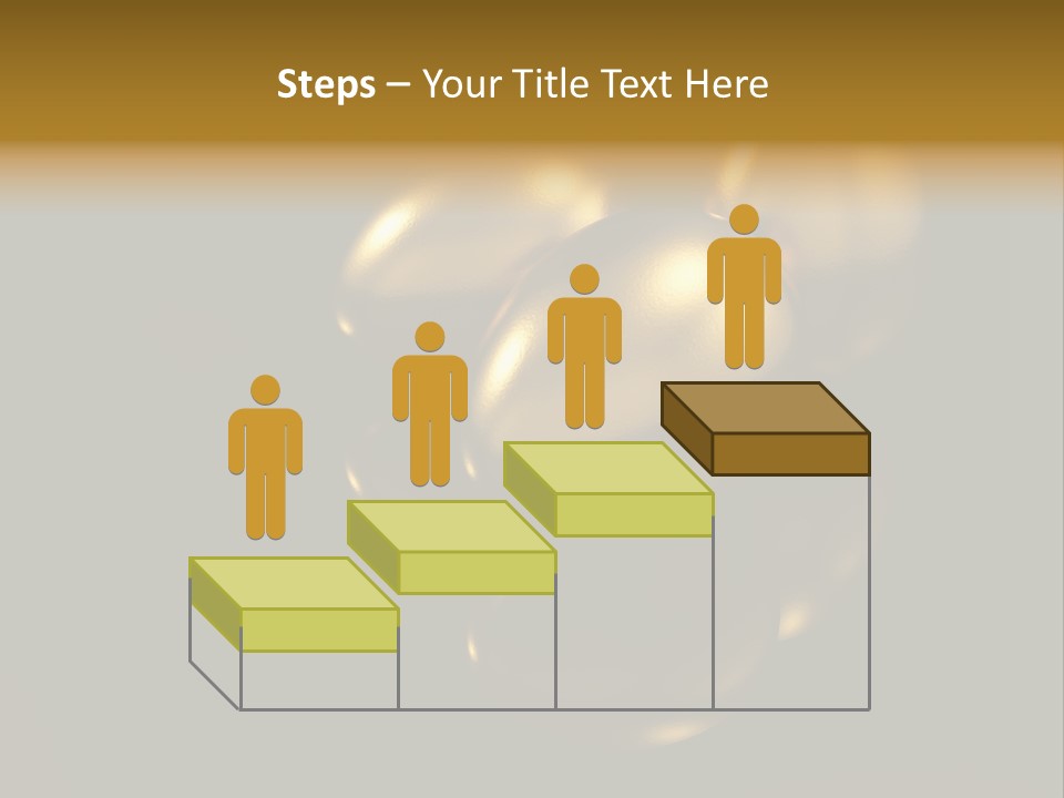 Prosperous Sayings Golden PowerPoint Template