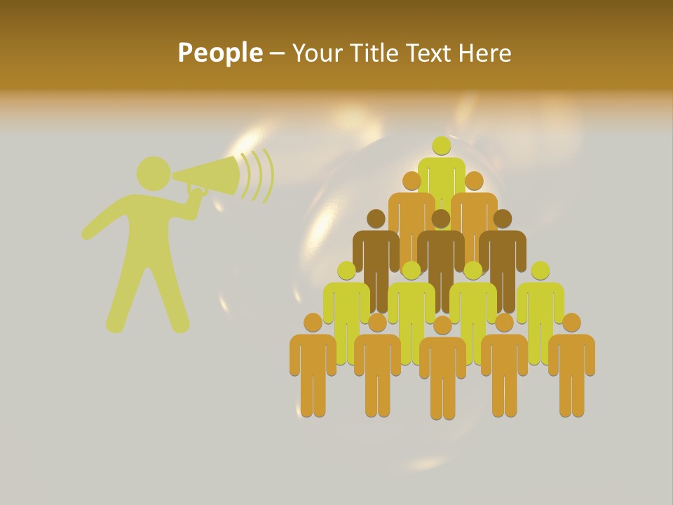 Prosperous Sayings Golden PowerPoint Template