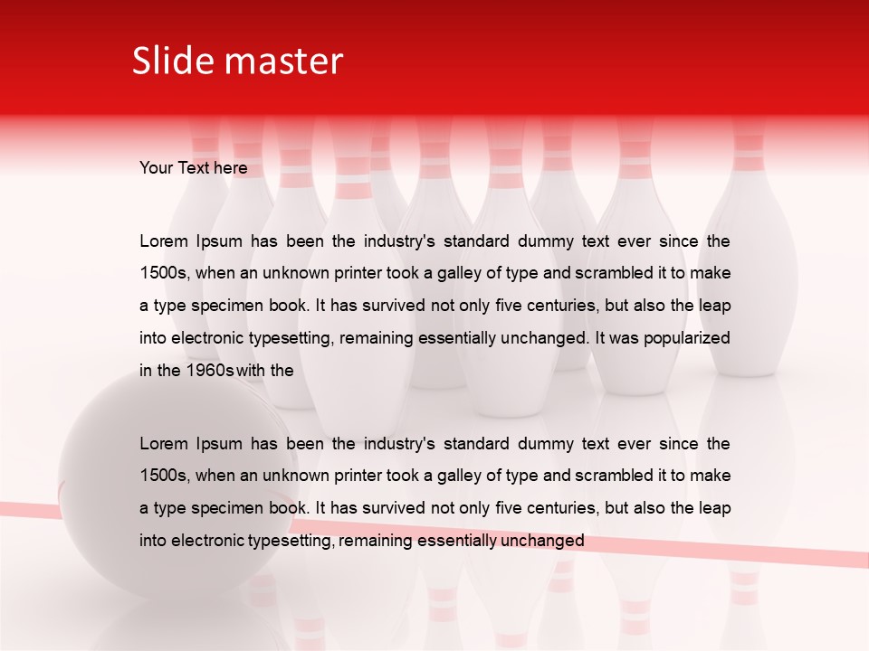 Sport Lane Compete PowerPoint Template