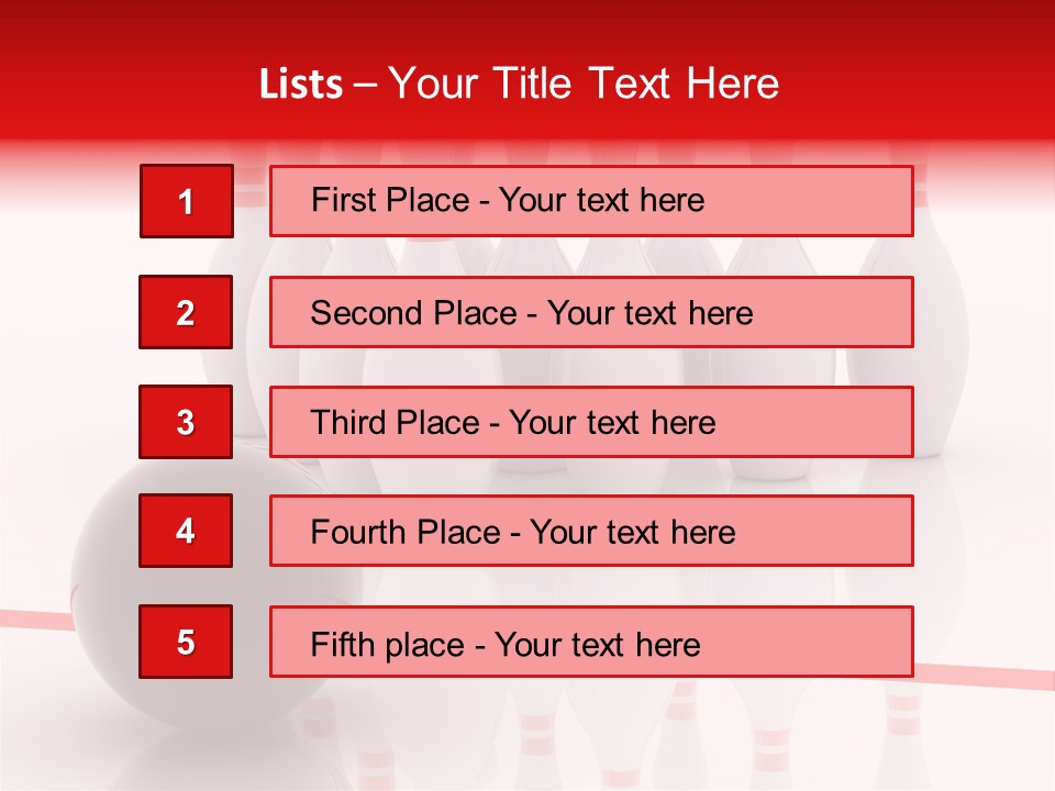 Sport Lane Compete PowerPoint Template