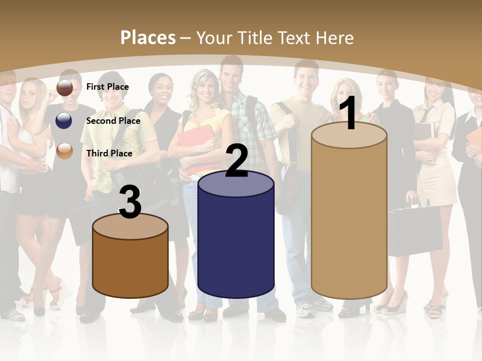White Educated Youth PowerPoint Template