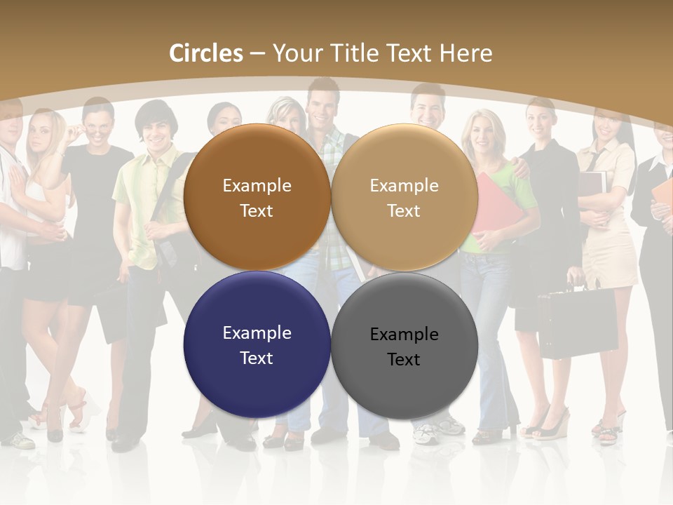White Educated Youth PowerPoint Template