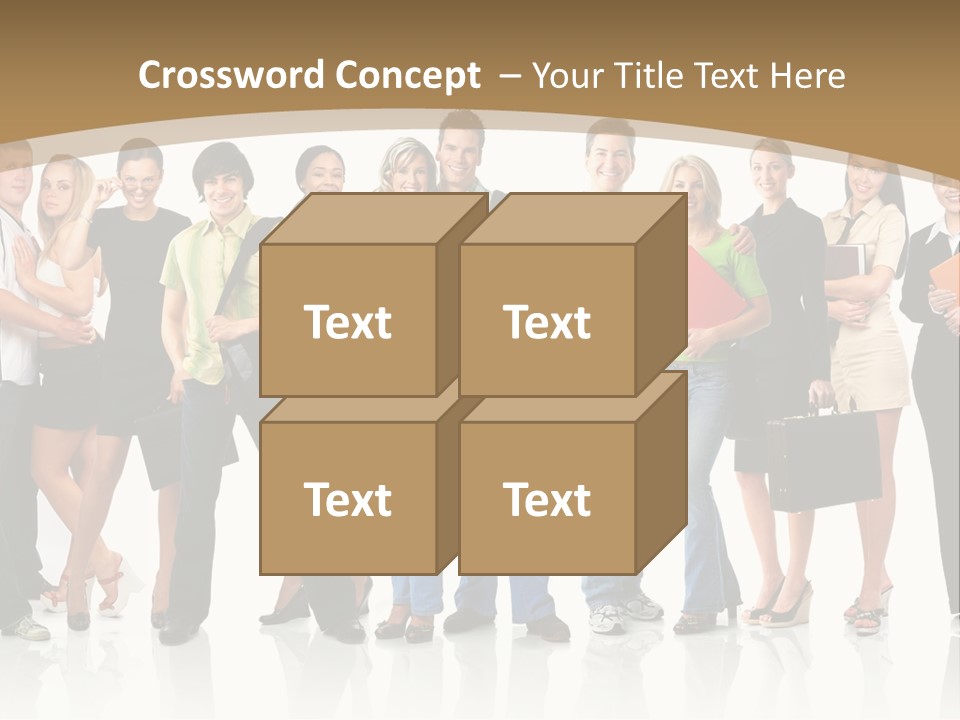 White Educated Youth PowerPoint Template