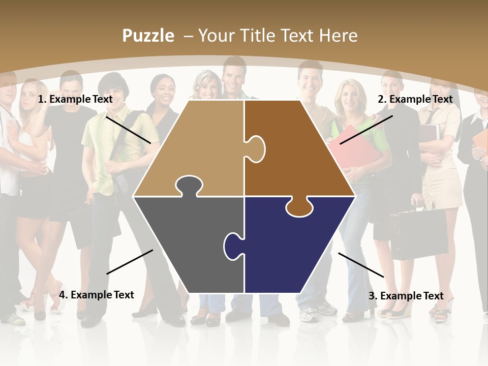 White Educated Youth PowerPoint Template