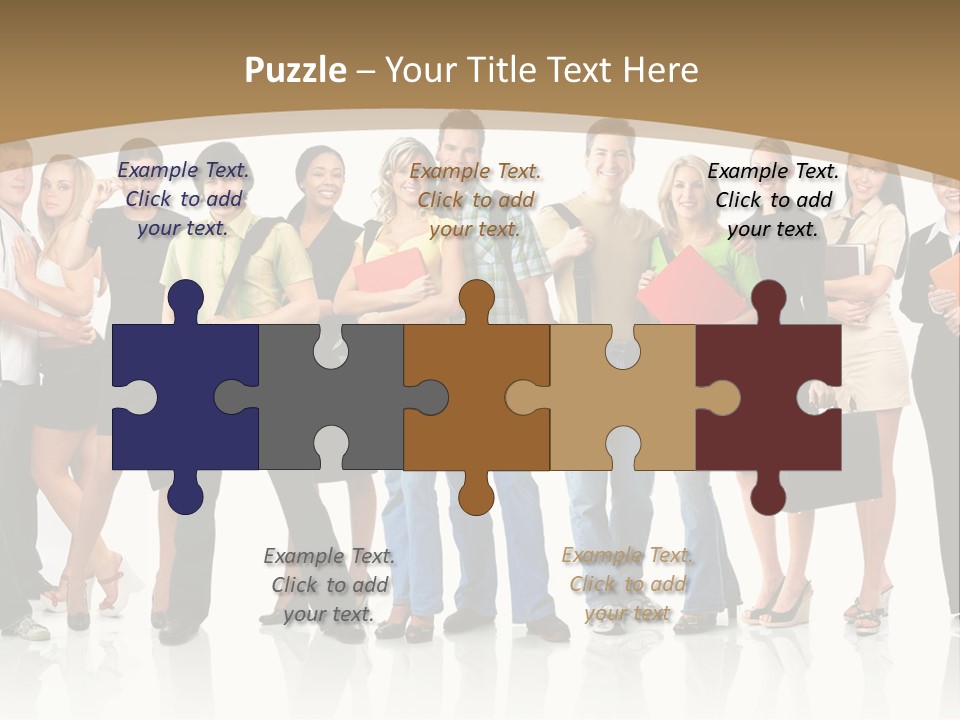 White Educated Youth PowerPoint Template