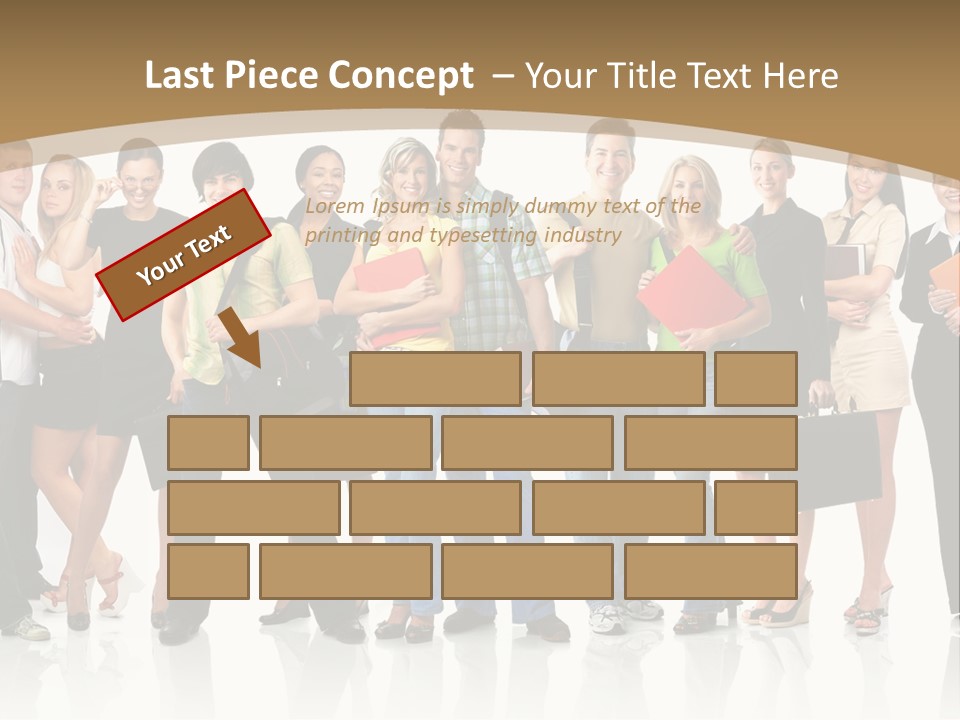 White Educated Youth PowerPoint Template
