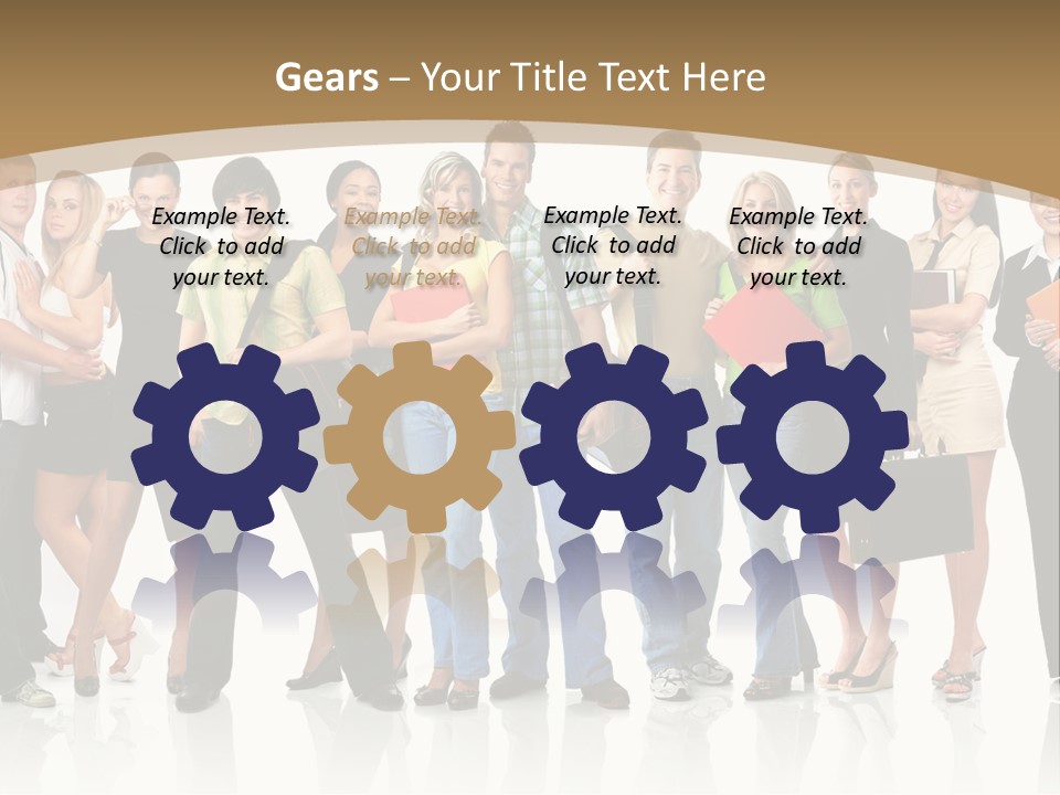 White Educated Youth PowerPoint Template