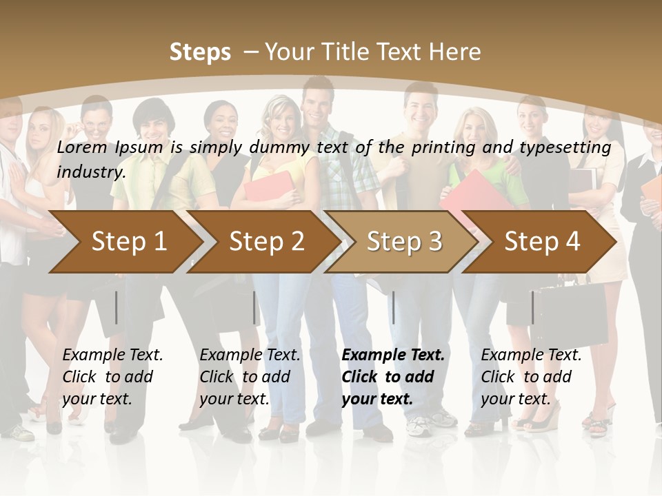 White Educated Youth PowerPoint Template