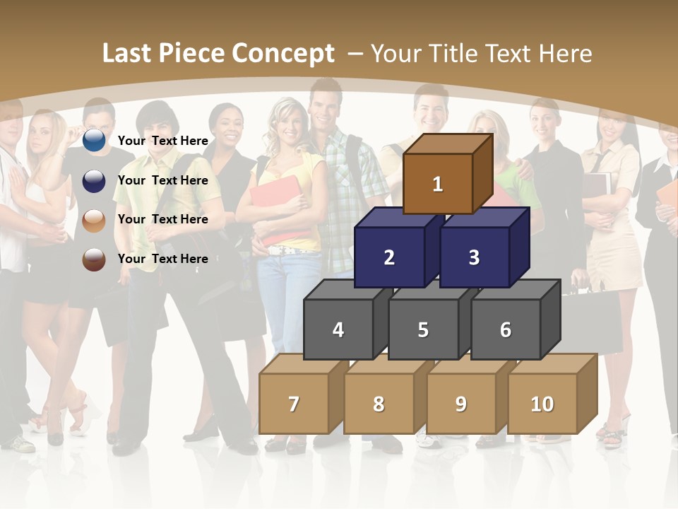 White Educated Youth PowerPoint Template