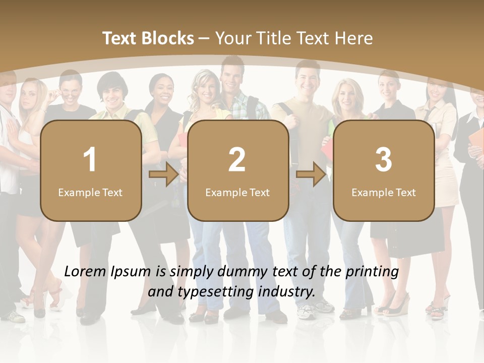 White Educated Youth PowerPoint Template