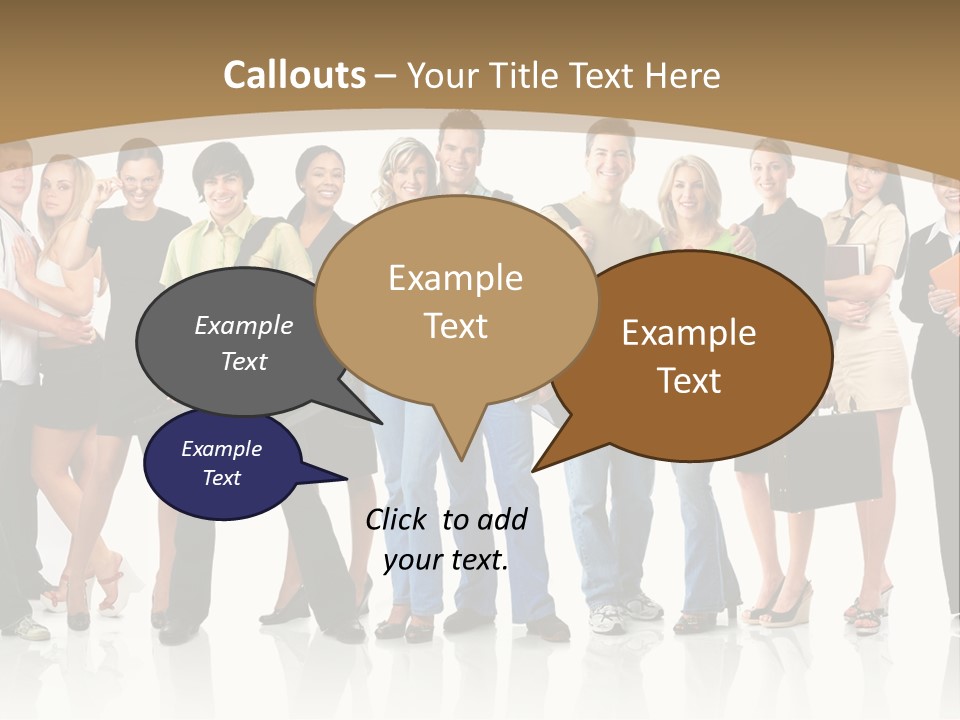 White Educated Youth PowerPoint Template