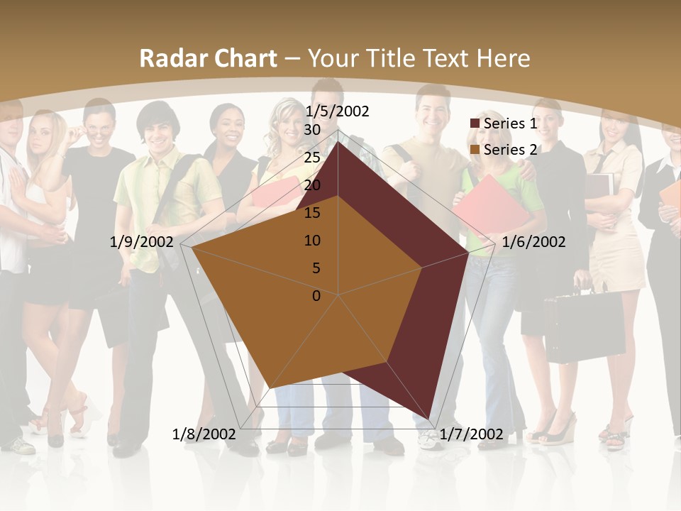 White Educated Youth PowerPoint Template