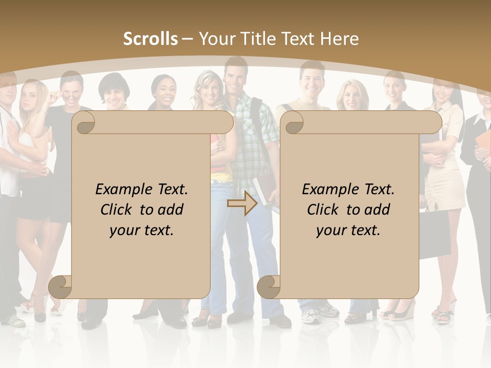 White Educated Youth PowerPoint Template