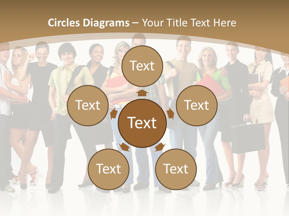 White Educated Youth PowerPoint Template