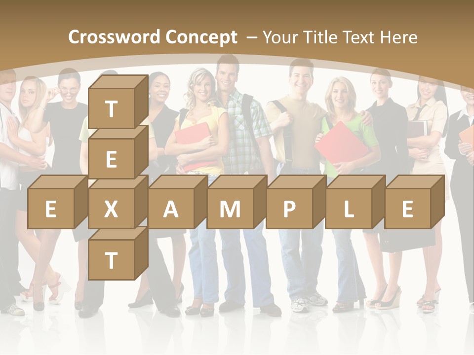 White Educated Youth PowerPoint Template