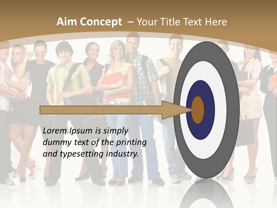 White Educated Youth PowerPoint Template