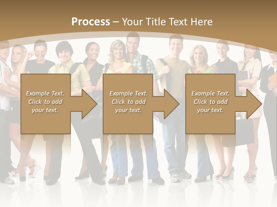 White Educated Youth PowerPoint Template