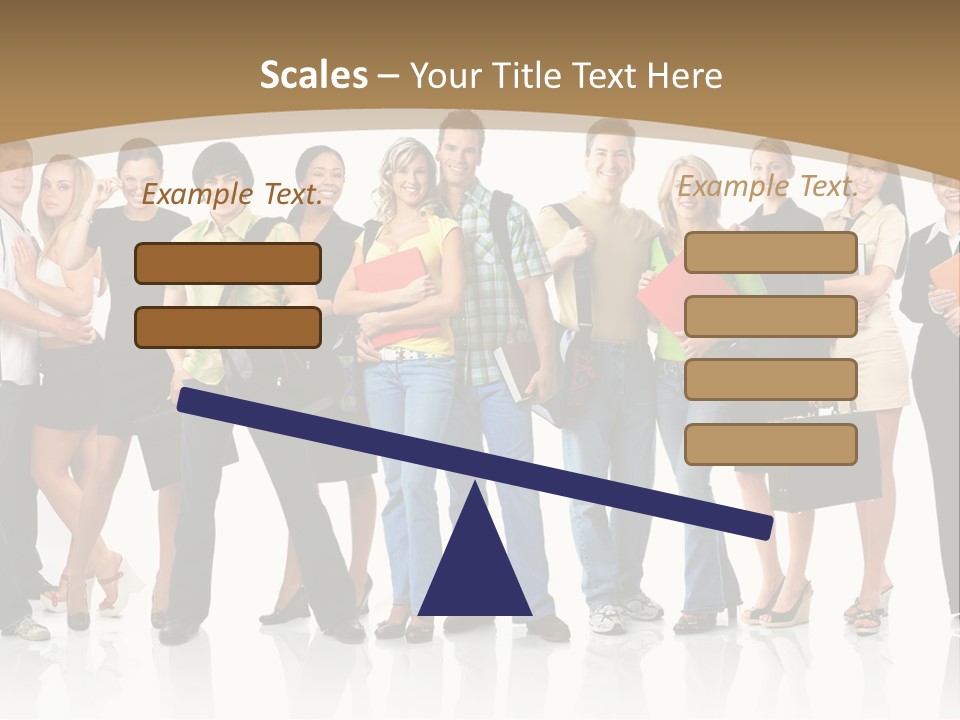 White Educated Youth PowerPoint Template