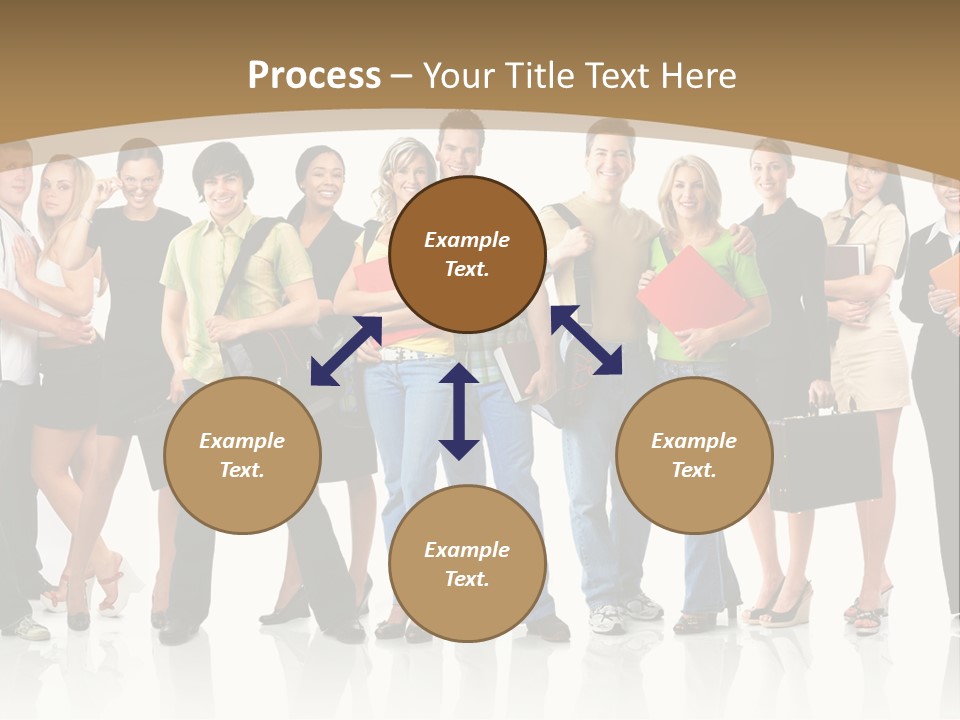 White Educated Youth PowerPoint Template