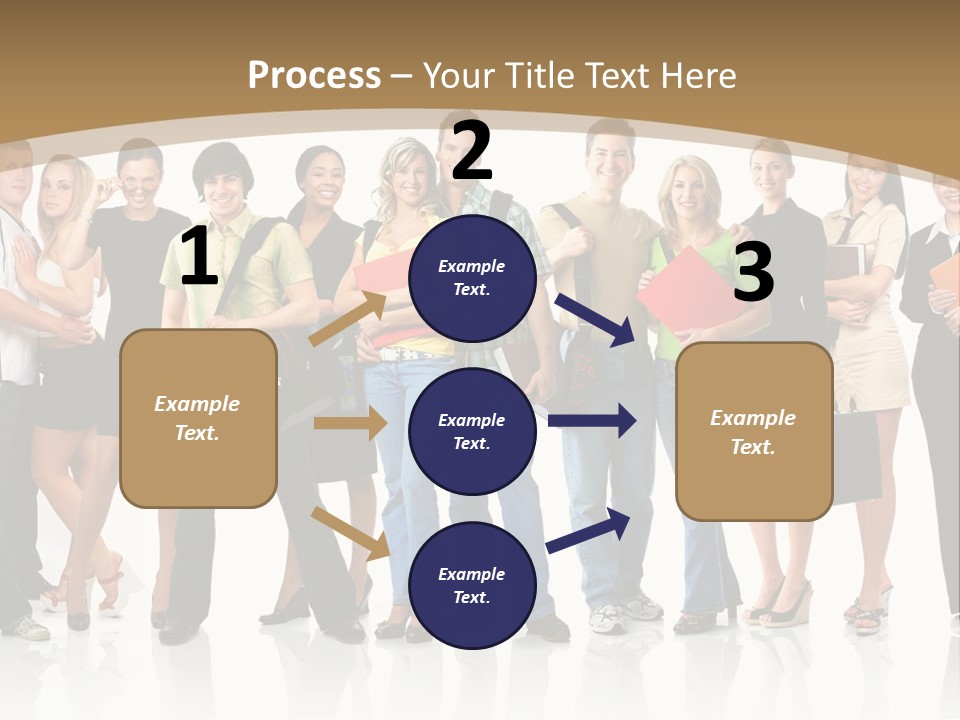 White Educated Youth PowerPoint Template