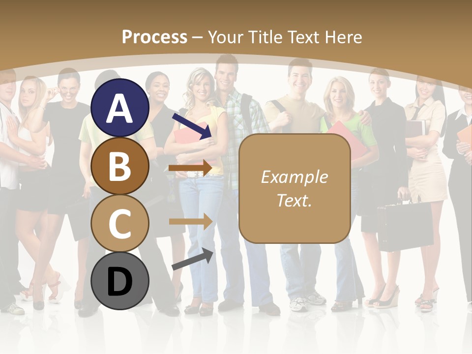 White Educated Youth PowerPoint Template