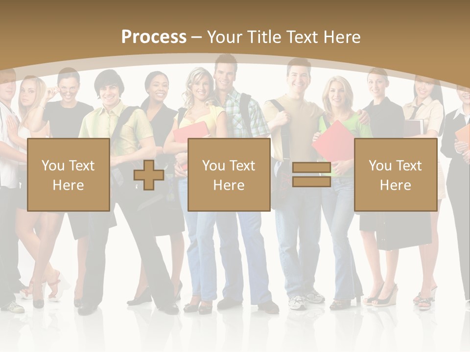 White Educated Youth PowerPoint Template