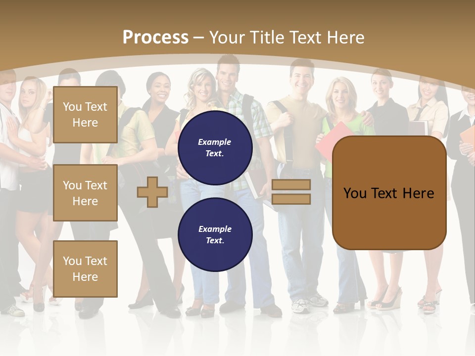 White Educated Youth PowerPoint Template