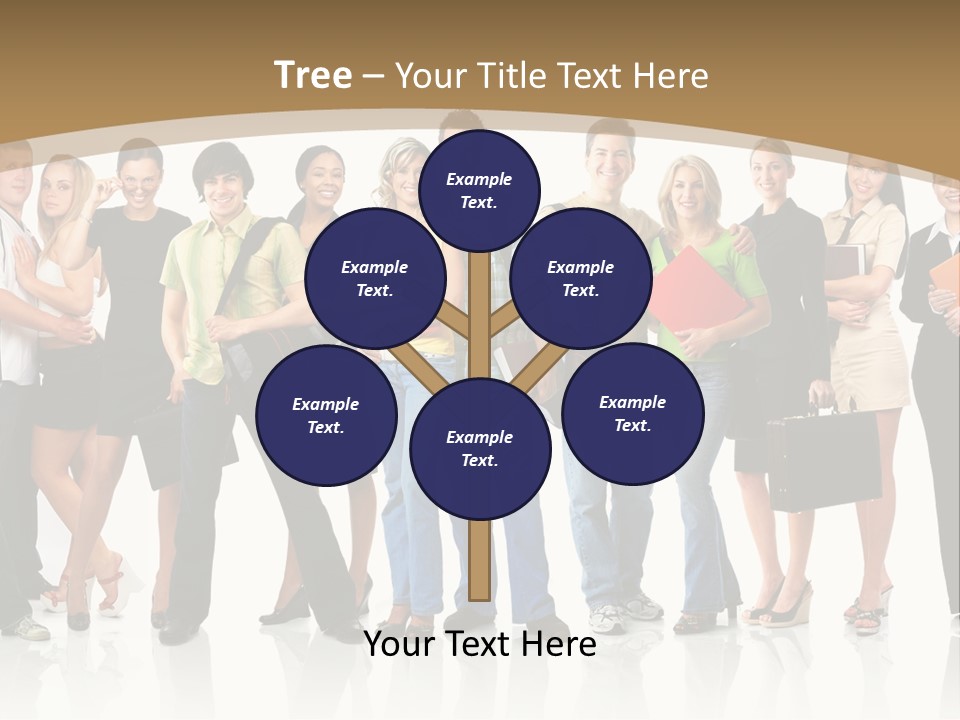 White Educated Youth PowerPoint Template