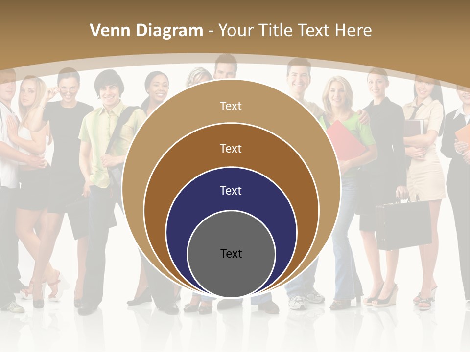 White Educated Youth PowerPoint Template