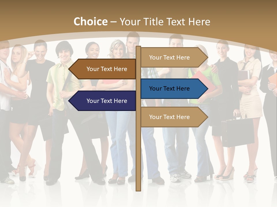 White Educated Youth PowerPoint Template