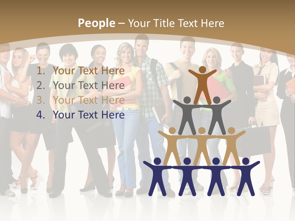 White Educated Youth PowerPoint Template