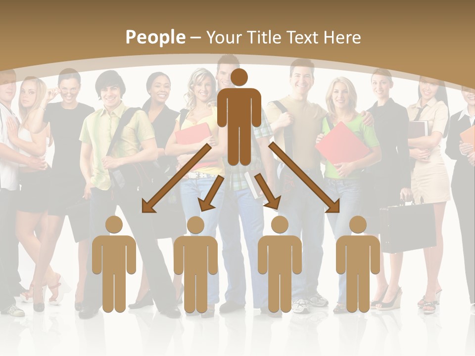 White Educated Youth PowerPoint Template