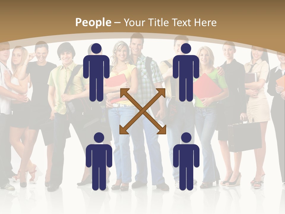 White Educated Youth PowerPoint Template