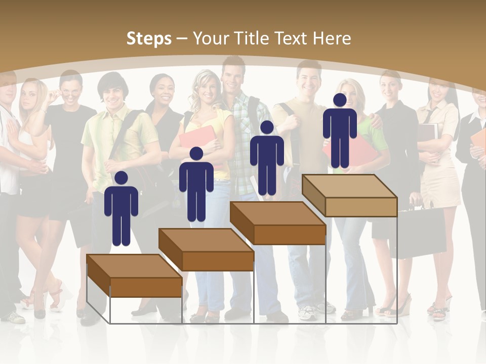 White Educated Youth PowerPoint Template