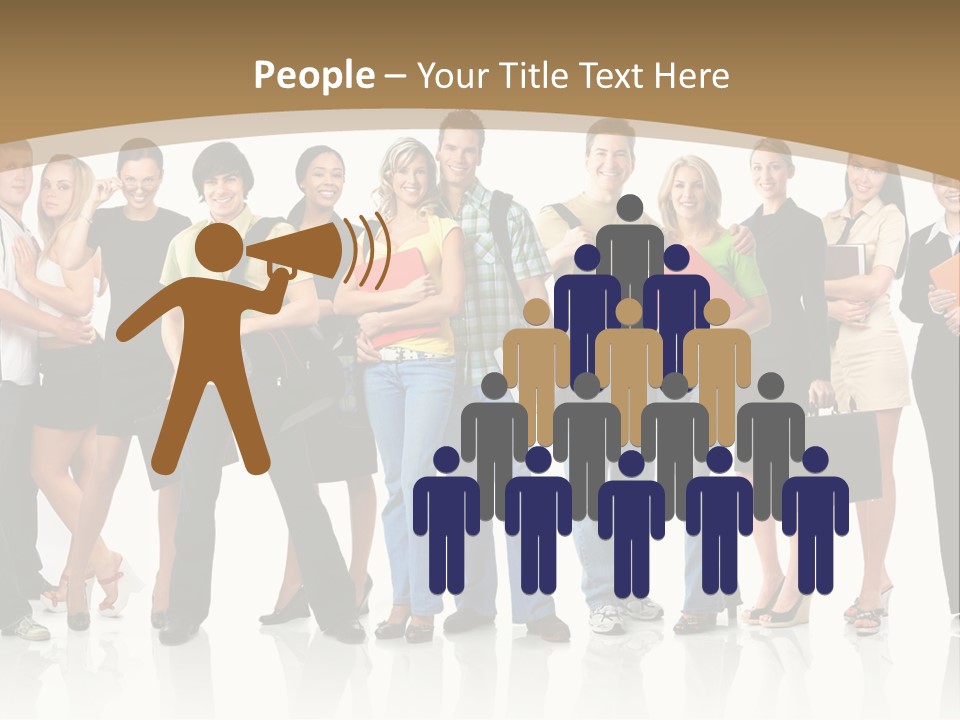 White Educated Youth PowerPoint Template