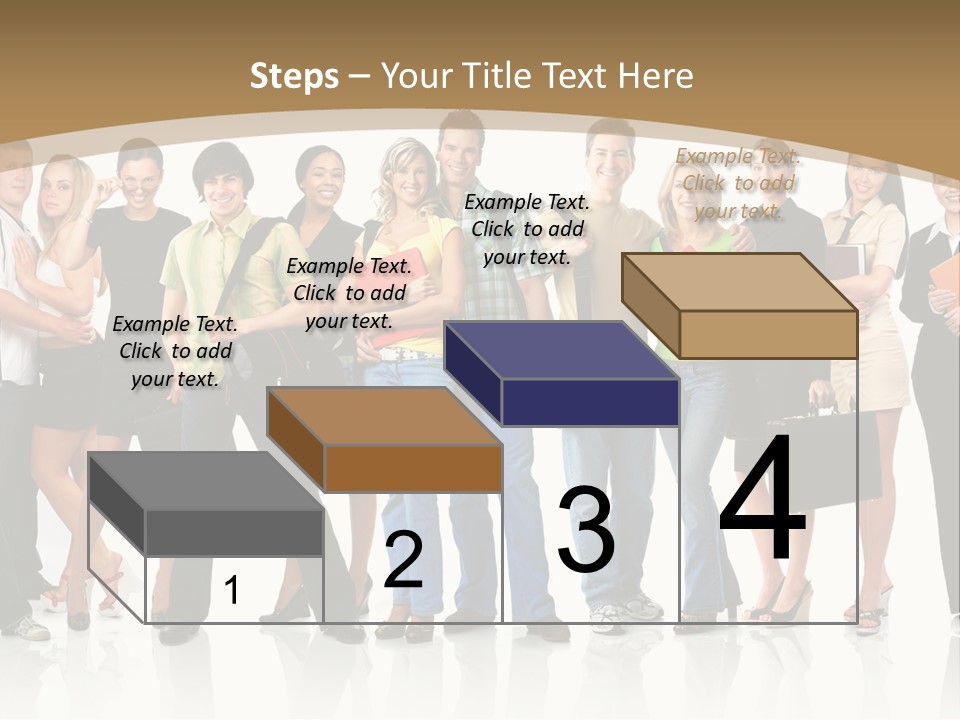 White Educated Youth PowerPoint Template