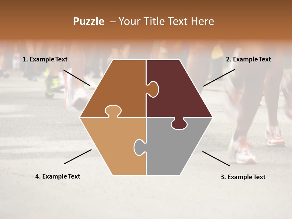 Athletes Race Men PowerPoint Template