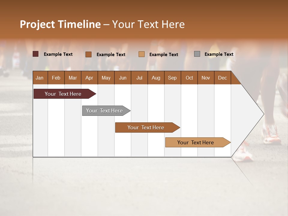 Athletes Race Men PowerPoint Template