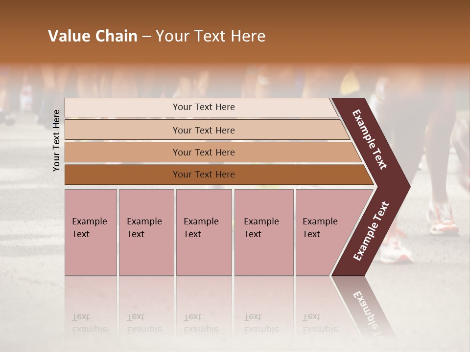 Athletes Race Men PowerPoint Template