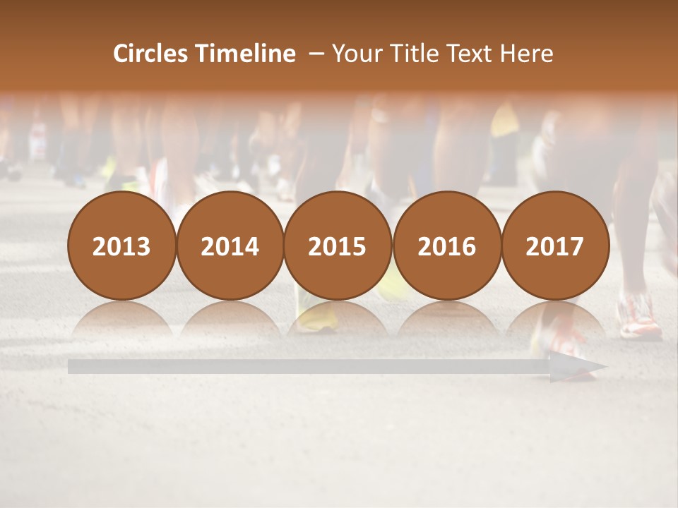 Athletes Race Men PowerPoint Template