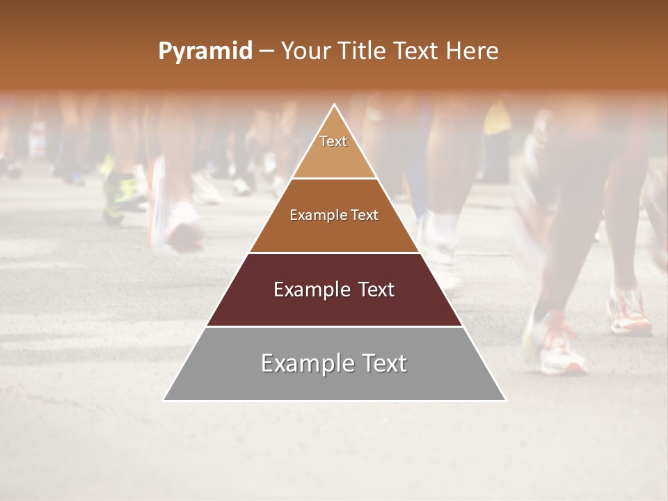 Athletes Race Men PowerPoint Template