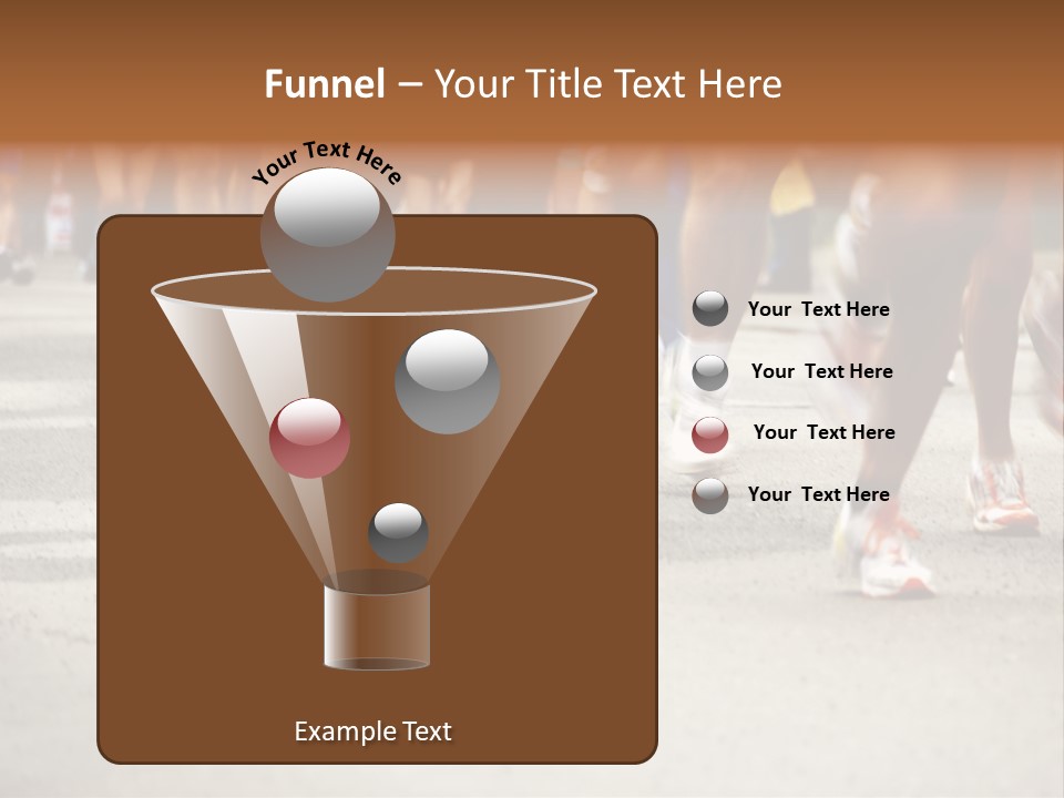 Athletes Race Men PowerPoint Template