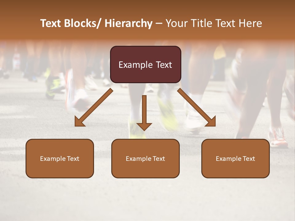 Athletes Race Men PowerPoint Template